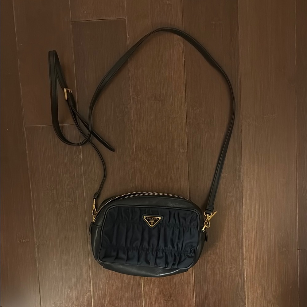 Prada Dark Blue Crossbody Bag